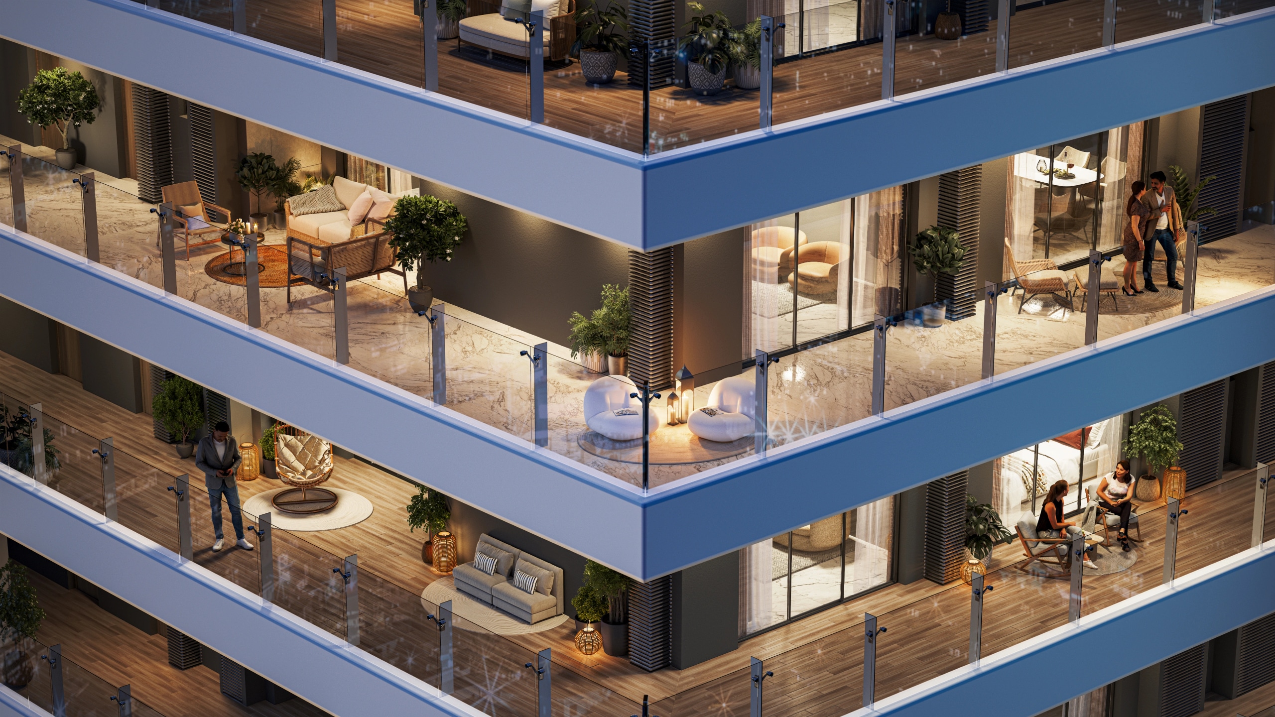 AI-Enabled Balcony Residences